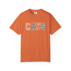 CAVS Women's Plaid Patch Letters T-shirt | Comfort Colors