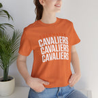 Coldwater Cavaliers Stacked Text Unisex T-Shirt | Bella+Canvas