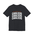 Coldwater Cavaliers Stacked Text Unisex T-Shirt | Bella+Canvas
