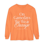 On Gamedays We Wear Orange Women's Long Sleeve T-Shirt | Comfort Colors
