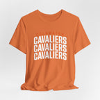 Coldwater Cavaliers Stacked Text Unisex T-Shirt | Bella+Canvas