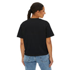 Coldwater Cavaliers Retro Script Women's Boxy T-Shirt | Comfort Colors