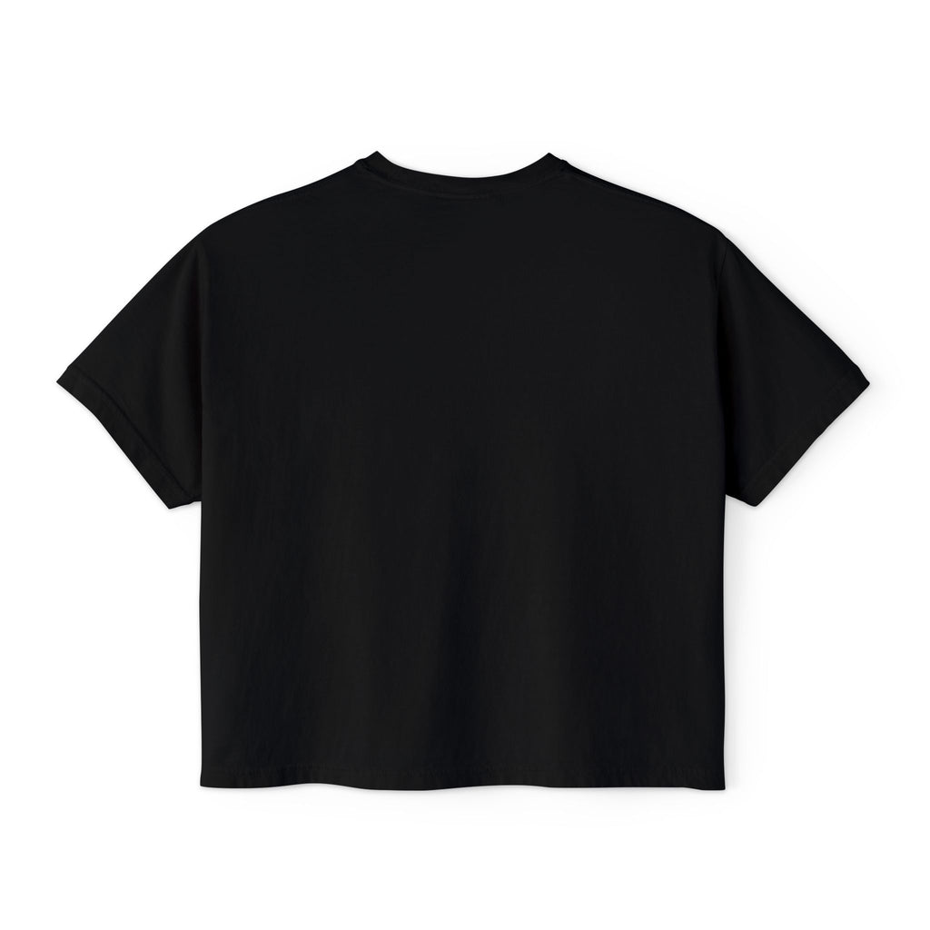 Coldwater Cavaliers Retro Script Women's Boxy T-Shirt | Comfort Colors