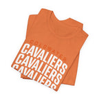 Coldwater Cavaliers Stacked Text Unisex T-Shirt | Bella+Canvas