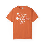 Where My Cavs At? Women's Heavyweight T-Shirt | Comfort Colors 1717