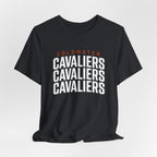 Coldwater Cavaliers Stacked Text Unisex T-Shirt | Bella+Canvas