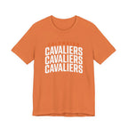 Coldwater Cavaliers Stacked Text Unisex T-Shirt | Bella+Canvas