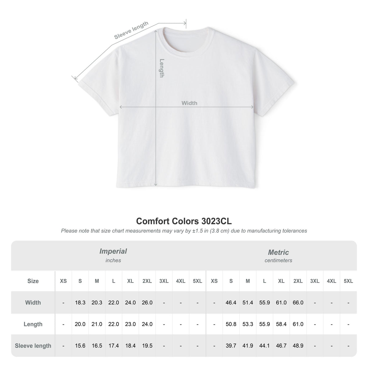 Coldwater Cavaliers Retro Script Women's Boxy T-Shirt | Comfort Colors