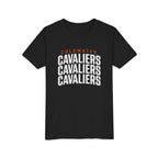 Coldwater Cavaliers Stacked Youth T-Shirt | Bella+Canvas