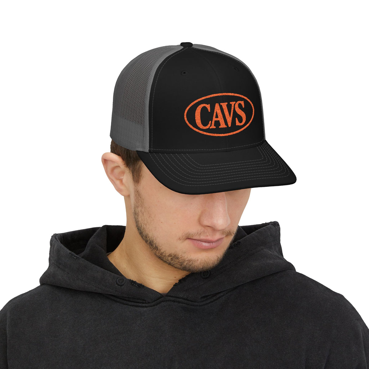 CAVS Oval Logo Snapback Trucker Cap | Richardson 112
