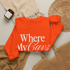 Where My Cavs At? Women's Crewneck Sweatshirt | Gildan 18000