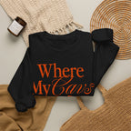 Where My Cavs At? Women's Crewneck Sweatshirt | Gildan 18000