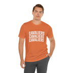 Coldwater Cavaliers Stacked Text Unisex T-Shirt | Bella+Canvas