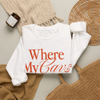 Where My Cavs At? Women's Crewneck Sweatshirt | Gildan 18000