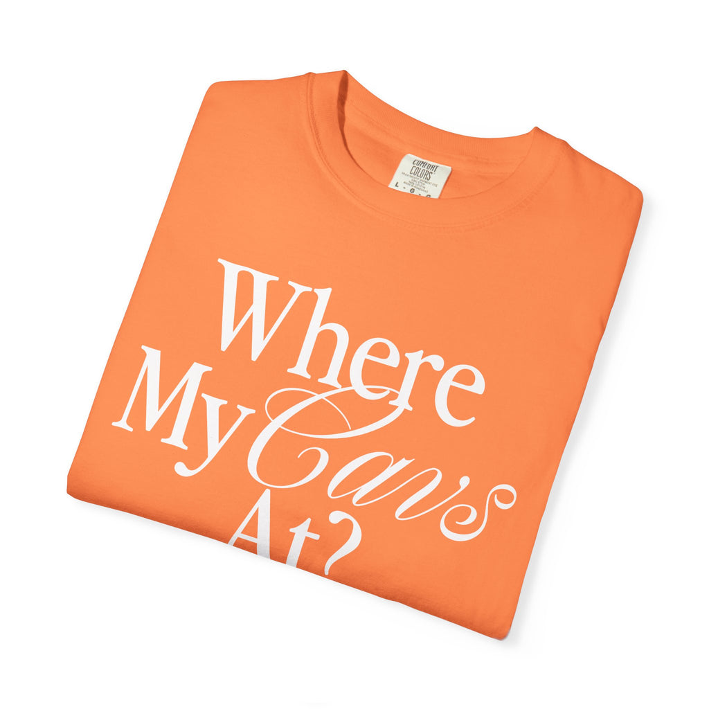 Where My Cavs At? Women's Heavyweight T-Shirt | Comfort Colors 1717